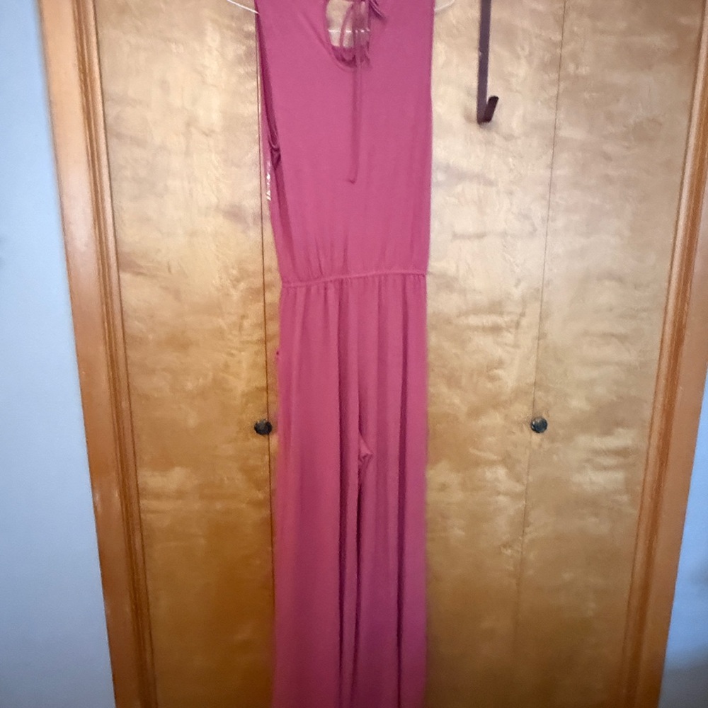 Zenana Outfitters Premium Coral Romper  Size L
